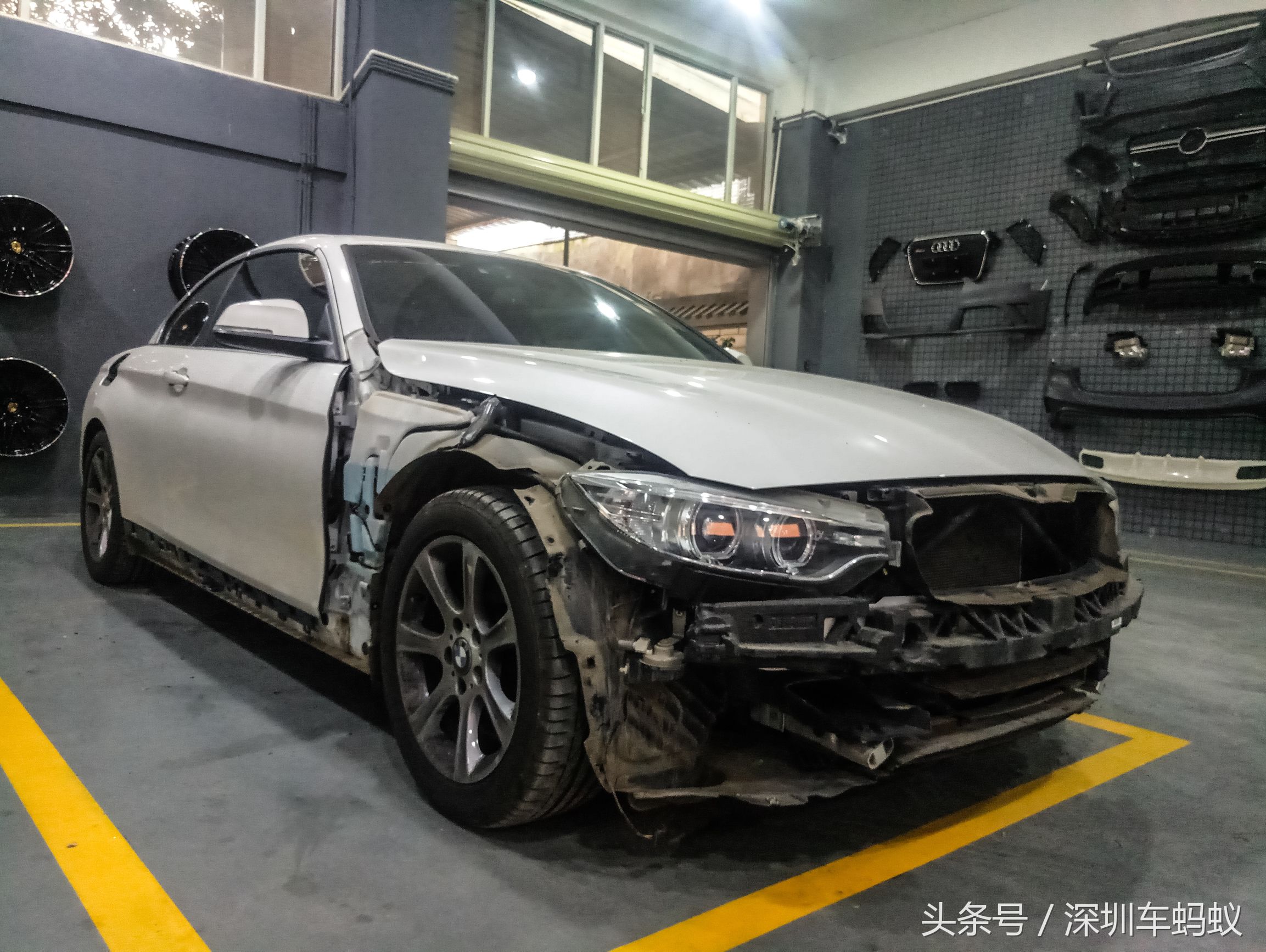 宝马4系敞篷改装街拍,新款宝马4系敞篷升级m4前脸