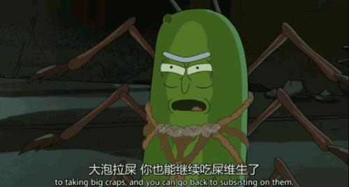 一条黄瓜加上宇宙第一的脑袋，等于无敌的存在，神剧瑞克回归