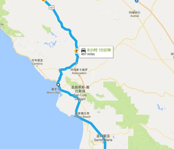 加州1号公路自驾路线图片,加州一号公路攻略从南往北