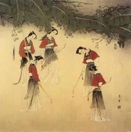 华清球场比赛,马球比赛杨贵妃