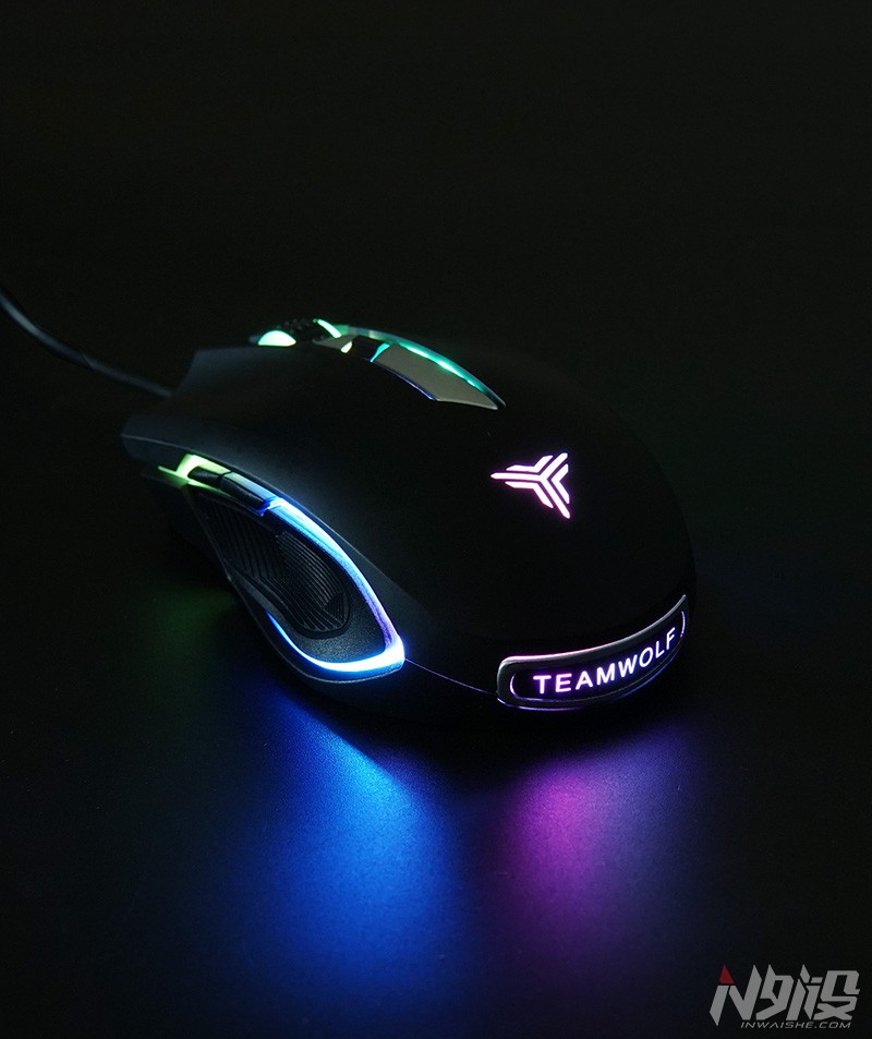 狼蛛580鼠标拆解测评,狼派at966鼠标拆解