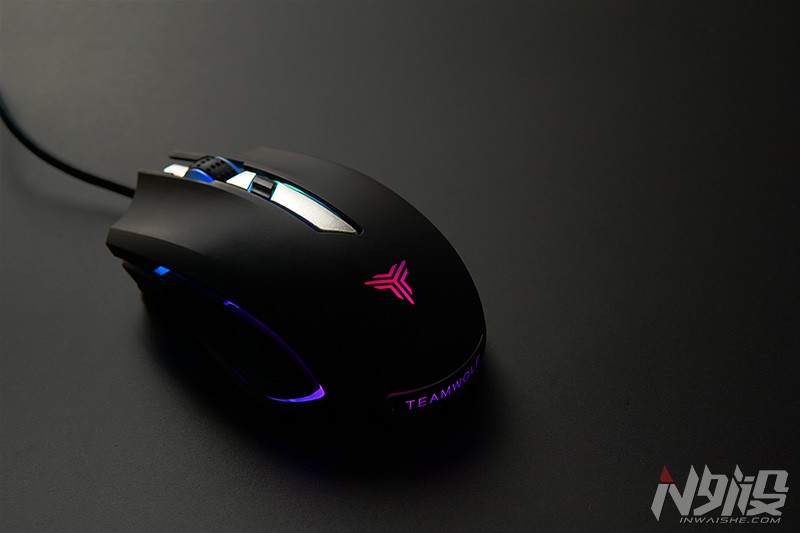 狼派at405游戏鼠标,狼派鼠标拆解