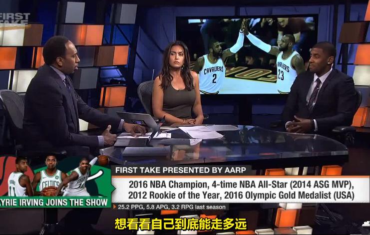 欧文谈为什么不与詹姆斯联手,欧文透露再次联手詹姆斯