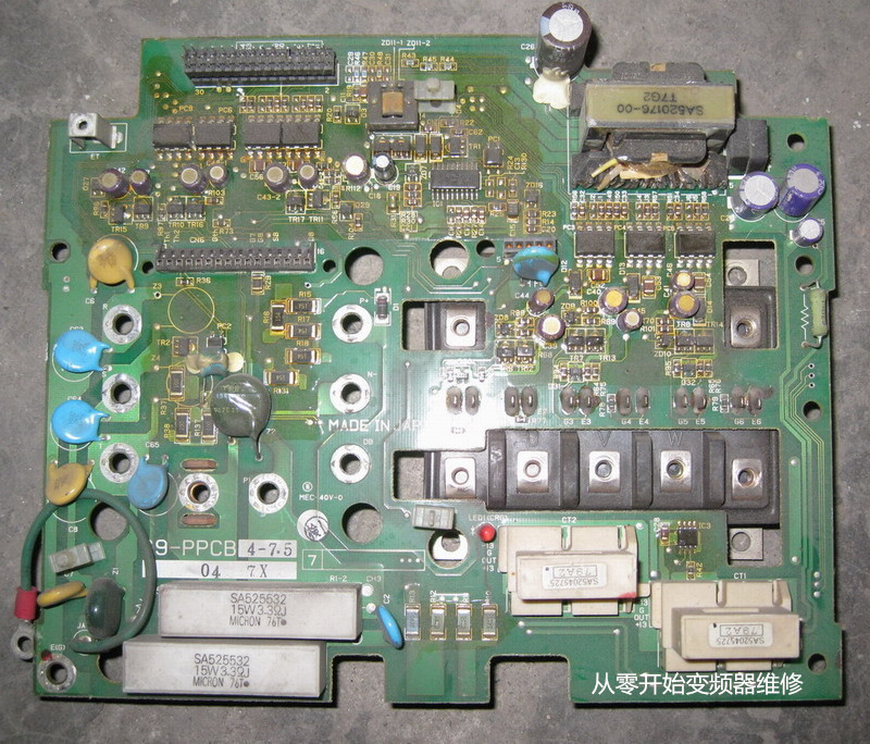 富士变频器上电无显示维修,富士变频器死机解决方法