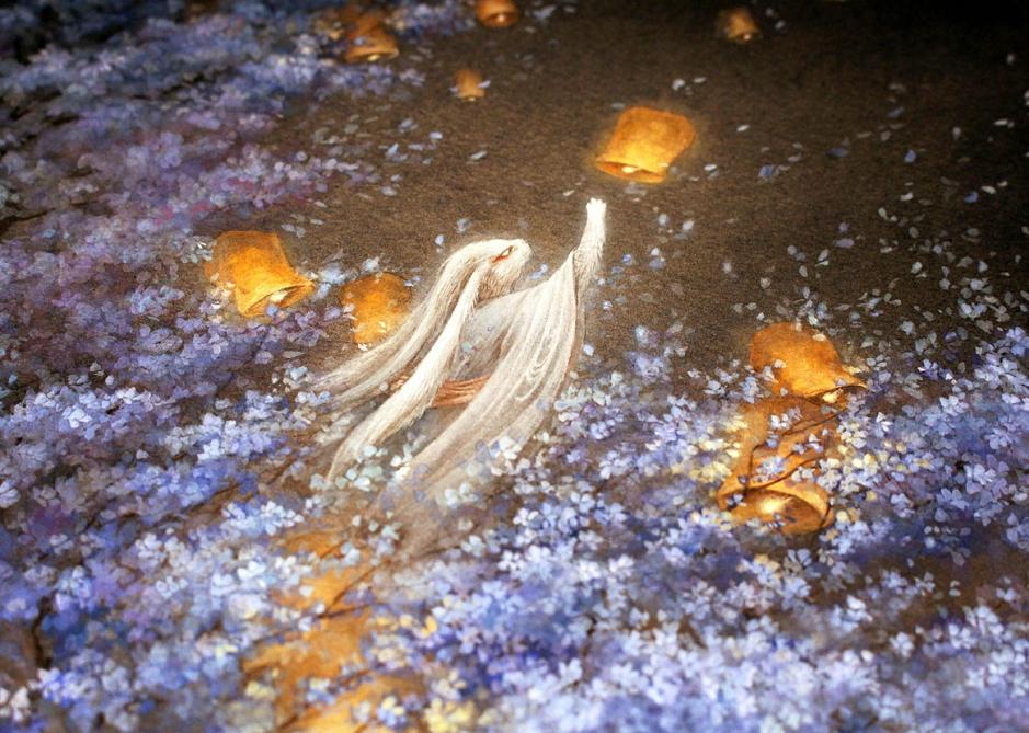 中国百鬼画作,一双巧手作画