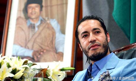 卡扎菲儿子死前的画面,卡扎菲最有血性的儿子