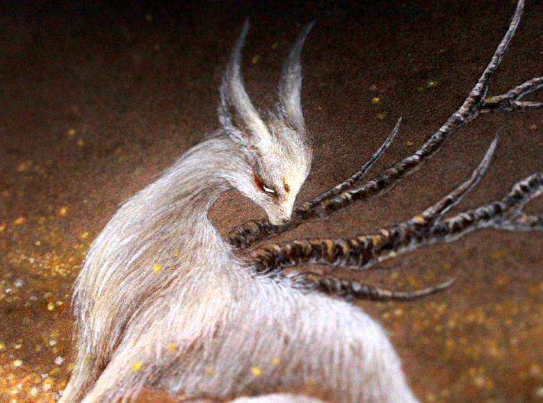 中国百鬼画作,一双巧手作画