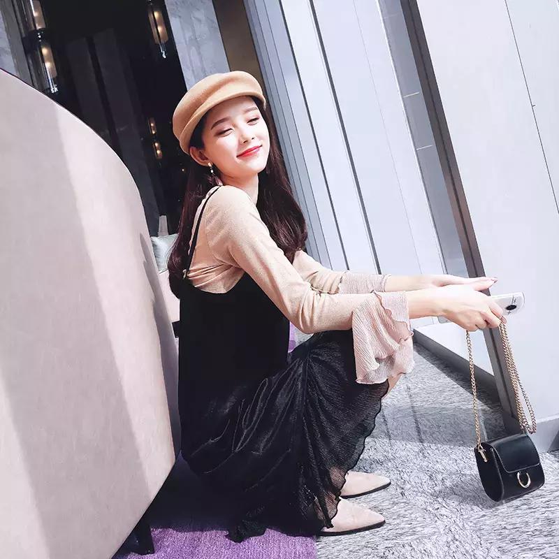 吊带连衣裙叠衣法,吊带连衣裙套装减龄