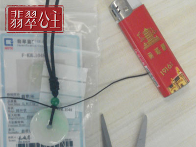 吊坠绳结打法平安扣,平安扣吊坠编绳图片