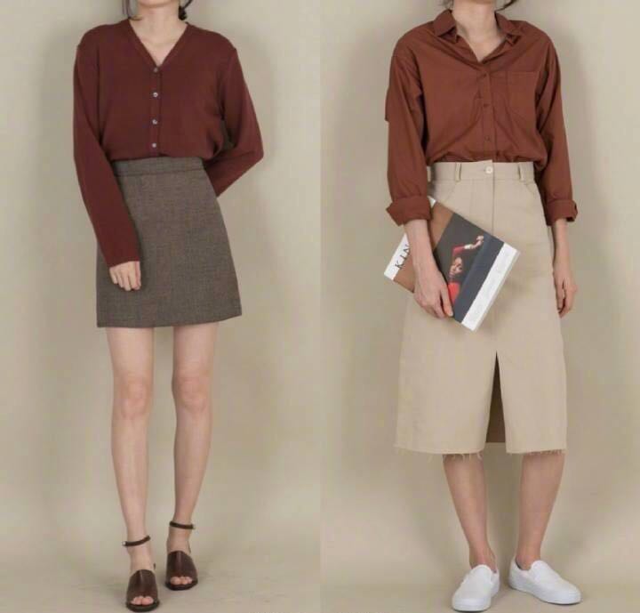 适合秋天的颜色穿搭每一套都超美,秋天穿这四种颜色减龄又好看