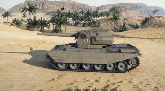 坦克世界FV4005增强计划:俯角堪比110E4,平地能追MT!