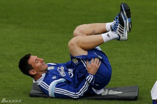 梅西怎么让足球变得简单,梅西墨西哥赛前热身