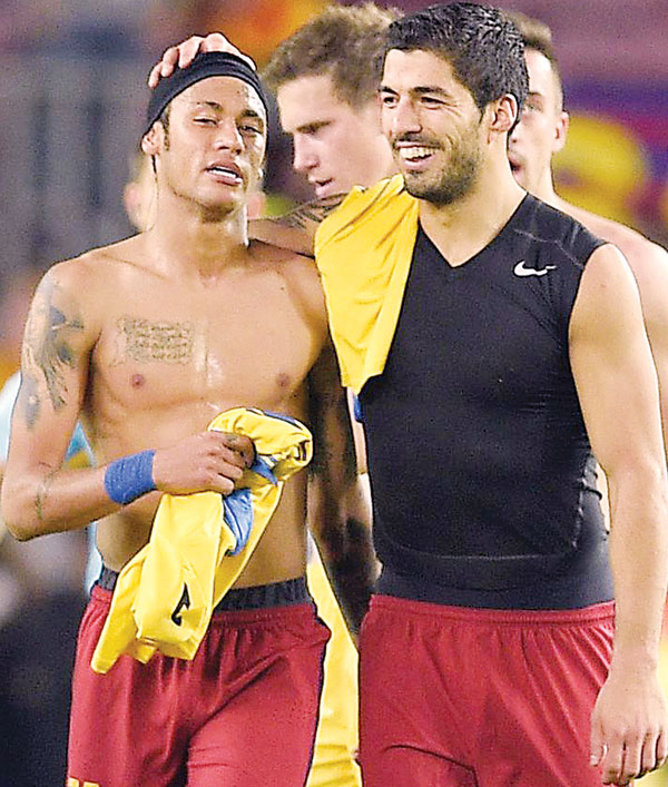 msn三叉戟时的巴萨阵容,巴萨msn和利物浦三叉戟