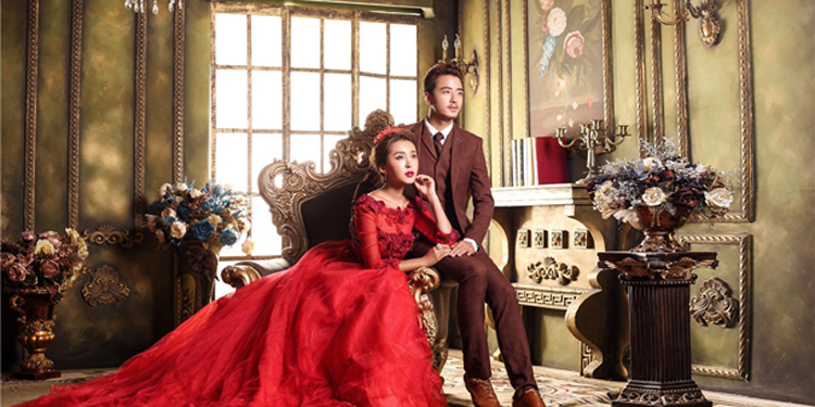 婚纱照风格推荐唯美韩式,婚纱照风格欧式