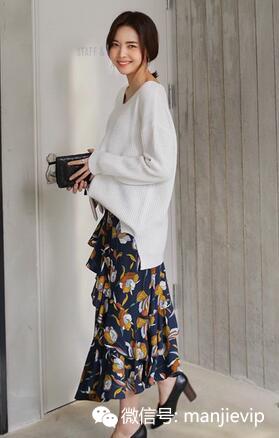 日韩风长裙搭配 (美腻长裙搭配让你女神范过夏天)