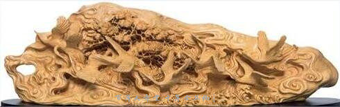 百年黄杨木雕,小叶黄杨老木雕