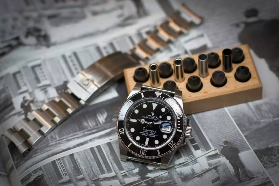 劳力士潜航者绿水鬼带钻手表,绿水鬼劳力士潜航者