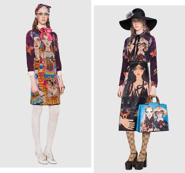 gucci全部插画,gucci法国插画