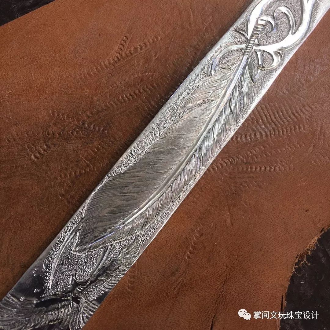 清末民国银花钱錾刻工艺,手工錾刻银手牌