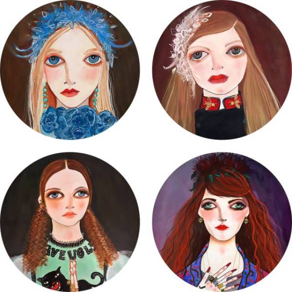 gucci日系插画,gucci限量版插画