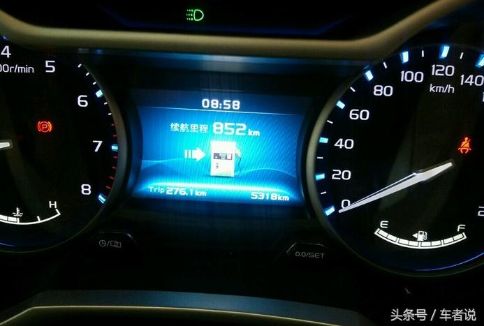 吉利帝豪gl21款1.4tcvt实际油耗,帝豪百万公里油耗