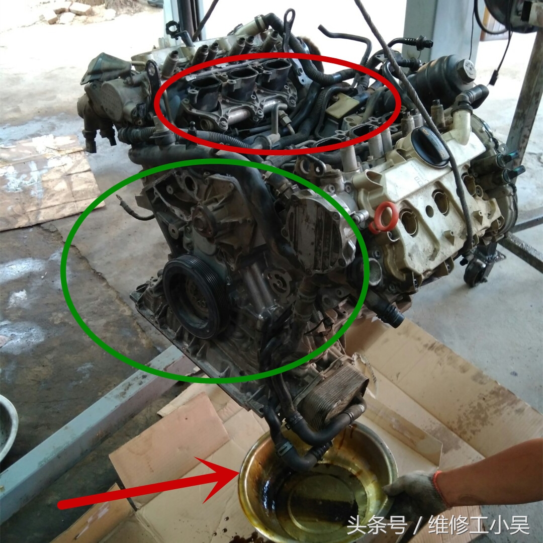 奥迪3.2自然吸气v6发动机怎么样,奥迪v6拆解发动机全过程