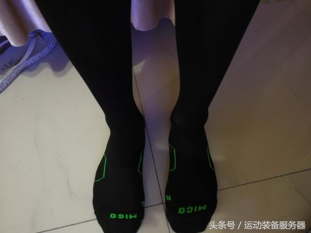 首发：跑友群测——意大利MICO专业压缩小腿袜