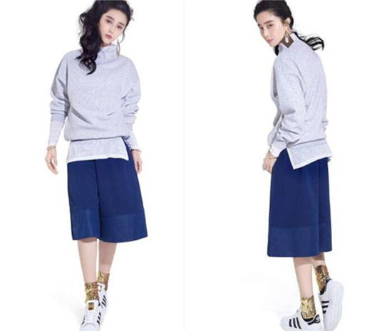 健身长款卫衣,把卫衣穿出时尚范儿