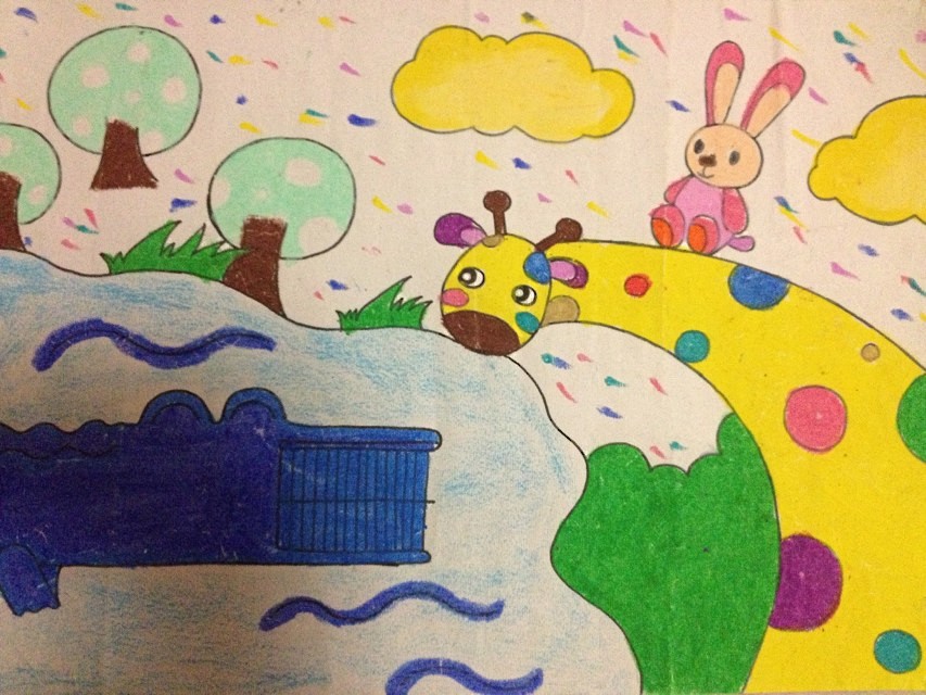 适合幼儿园小朋友画的趣味美术,儿童画创意画8-10岁马克笔画教学