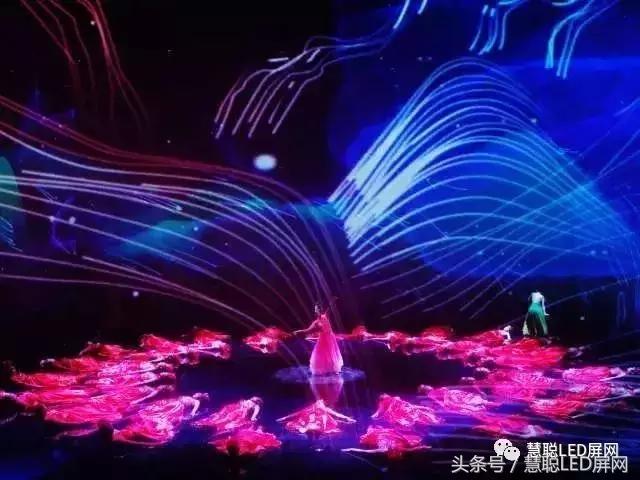 无led屏大气舞台效果,led酷炫光线舞台