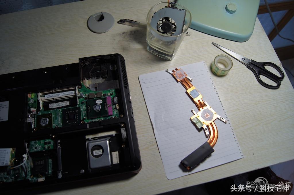 联想一体机拆机改台式电脑,旧联想笔记本改造小主机