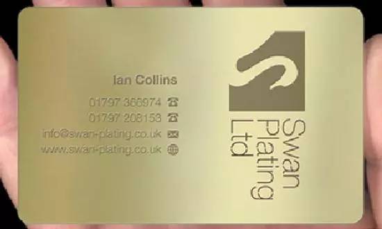 金属名片设计效果图,烫金创意名片设计
