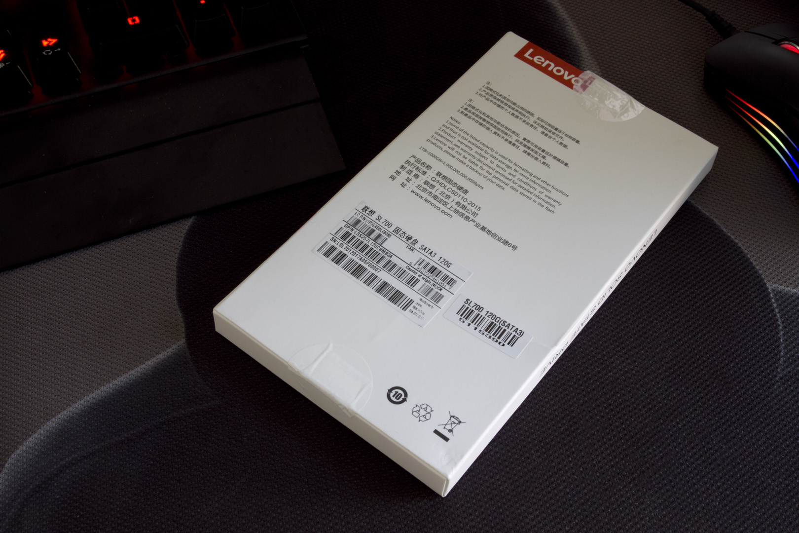 入门级固态怎选？联想SL700闪电鲨120g轻体验