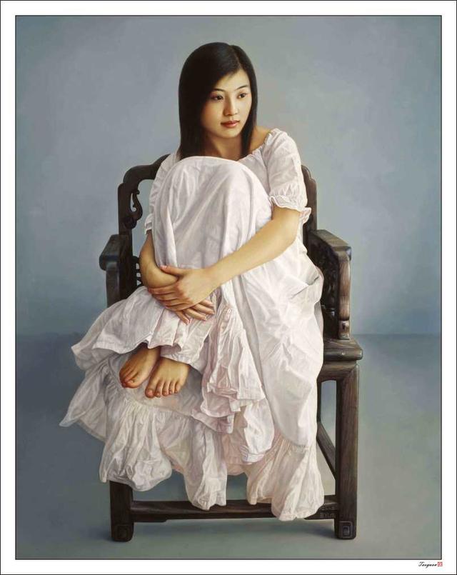 现代油画色彩丰富人物作品,现代艺术油画技法解析