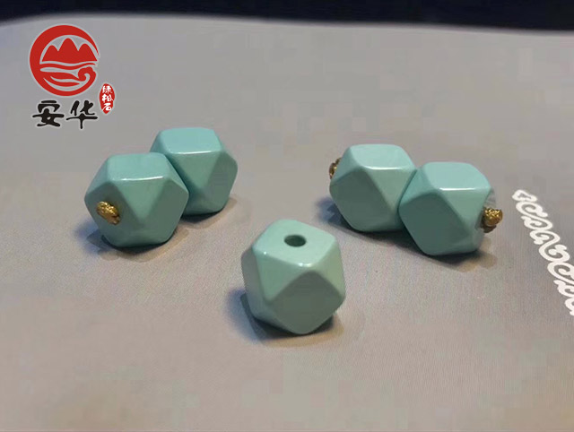 绿松石3mm小米珠搭配图,安华绿松石旗舰店