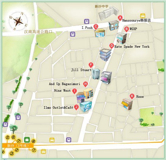 首尔购物路线攻略图高清,首尔顶级购物广场