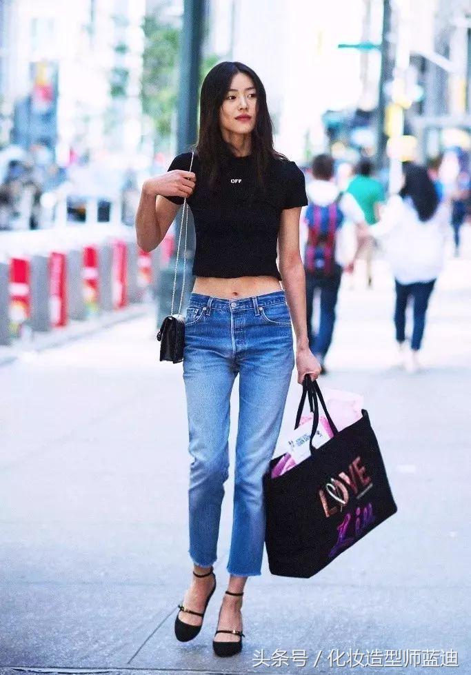刘雯同款老爹裤,刘雯同款神仙裤