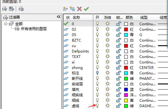 已提取的cad图层和cad原始图层,cad锁定图层和解锁图层的快捷键