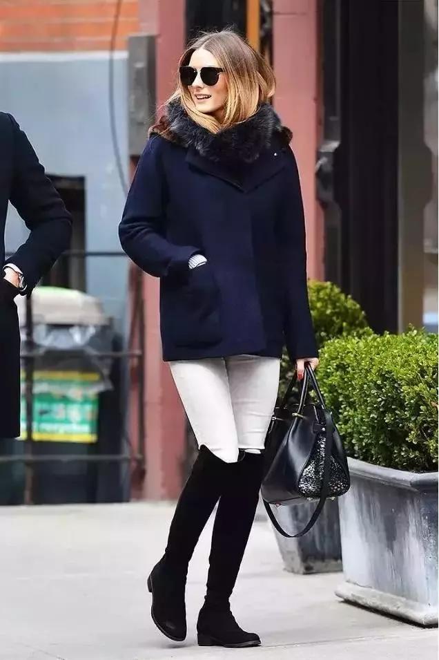 靴子长筒靴过膝搭配,过膝超长靴子穿搭