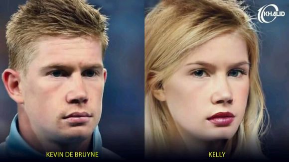 当足球巨星变成女人了,当足球巨星变成女生