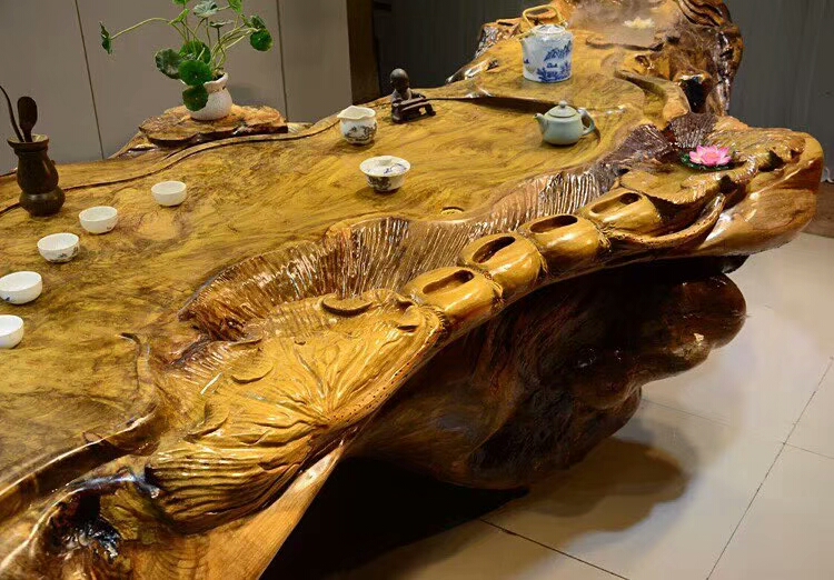 根雕茶台用什么茶具好呢,根雕茶台妙用