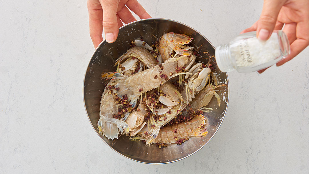 食堂椒盐皮皮虾,孙小厨椒盐皮皮虾