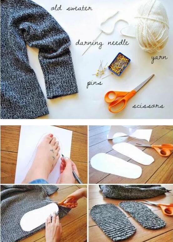 穿旧的毛衣,穿旧的羽绒服千万不要丢