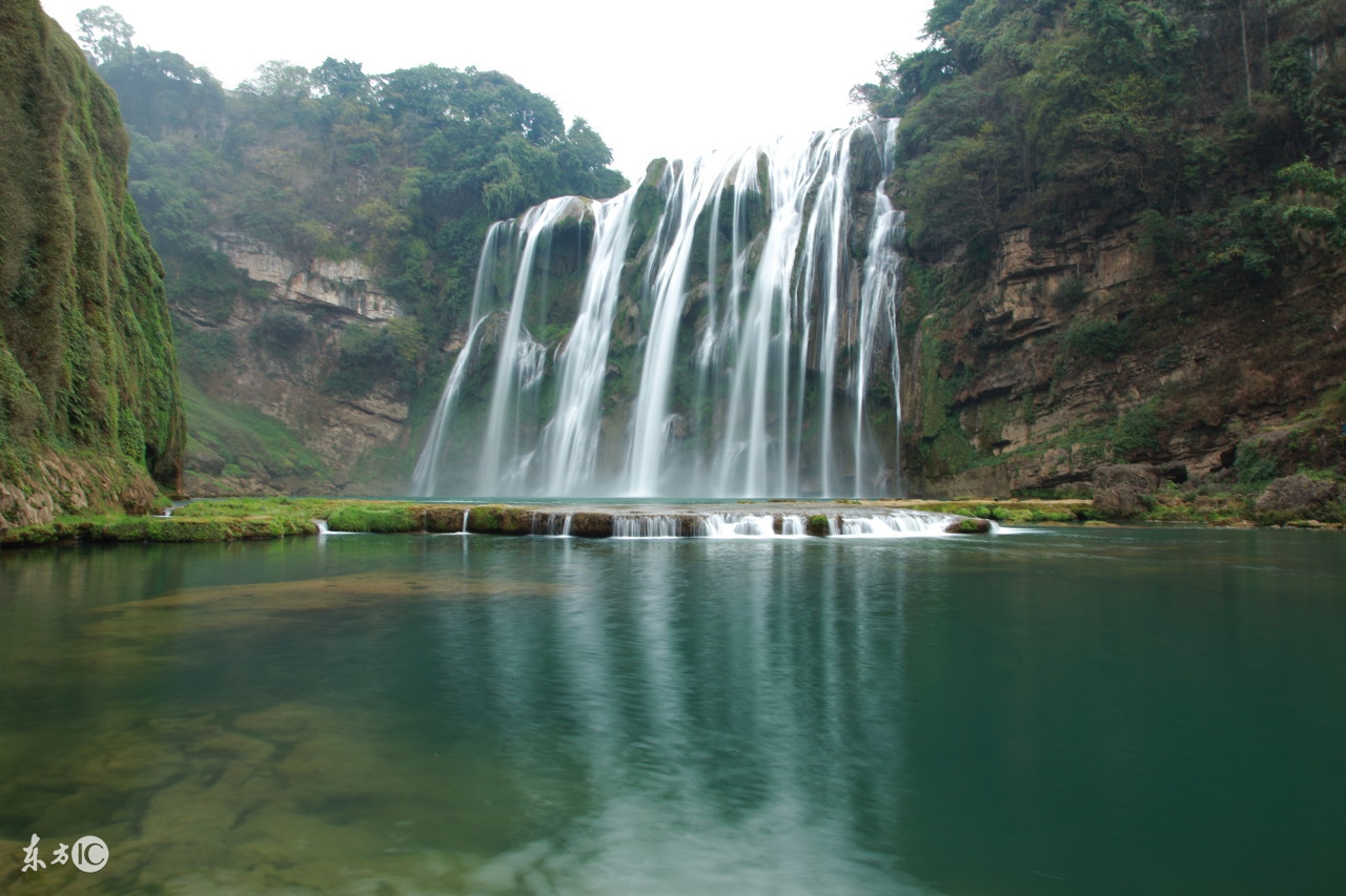 美丽的贵州黄果树瀑布风景美极了,贵州的黄果树瀑布实在是太美了