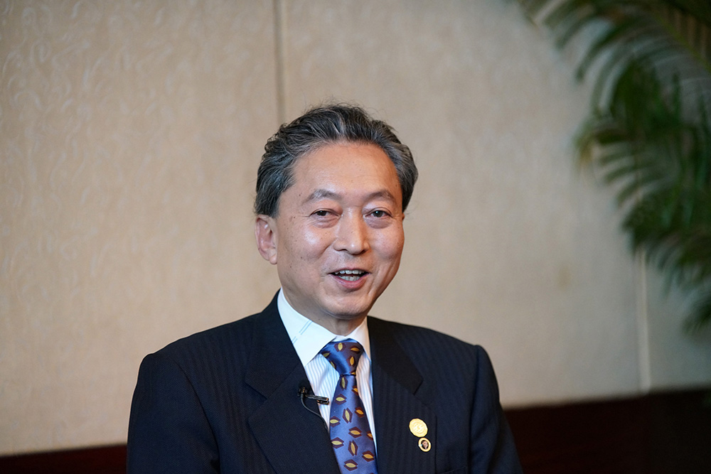 日本前首相鸠山由纪夫访问爱普生,日本前首相鸠山由纪夫最新言论