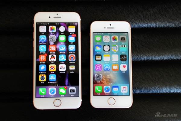 iphonese深空灰开箱,粉色iphone实拍