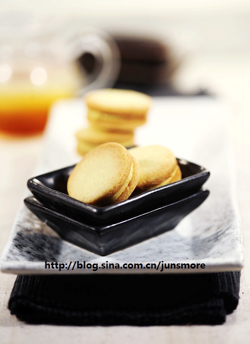 芒果味夹心饼干,新手烘焙的简单又好吃的饼干