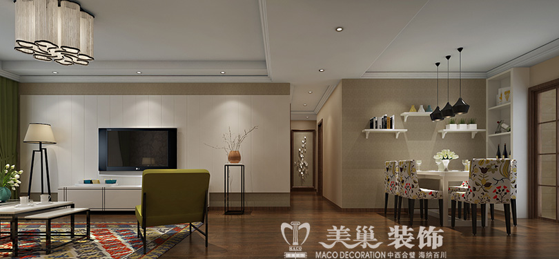 倾一世之眸，演绎现代经典金鹏时代装修设计