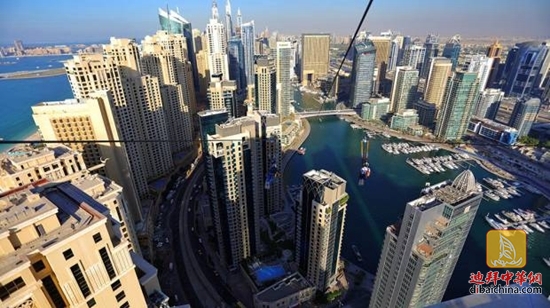 迪拜最长高空滑索开幕，哈姆丹王子率先体验飞跃Marina