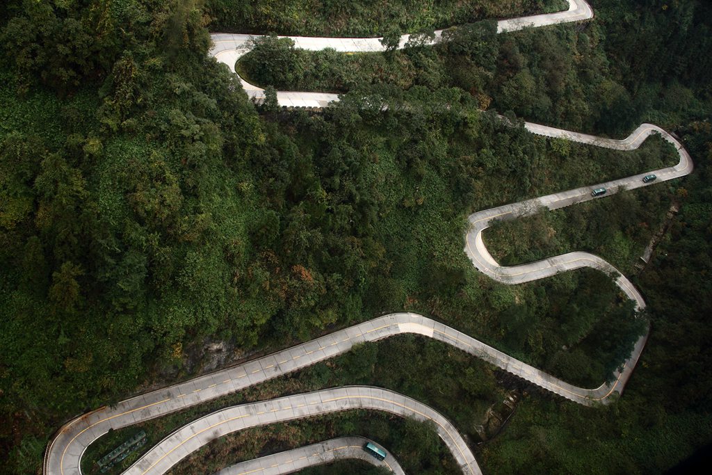 天门山景区观景,天门山生态景区